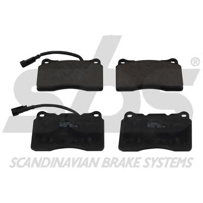Photo Brake Pad Set, disc brake sbs 1501221020