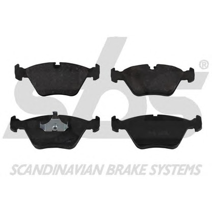 Photo Brake Pad Set, disc brake sbs 1501221214