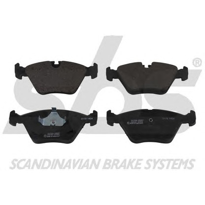 Photo Brake Pad Set, disc brake sbs 1501221508