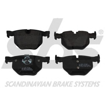 Photo Brake Pad Set, disc brake sbs 1501221526