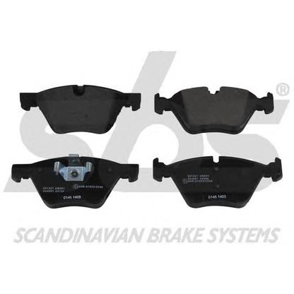 Photo Brake Pad Set, disc brake sbs 1501221527