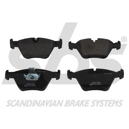 Photo Brake Pad Set, disc brake sbs 1501221528