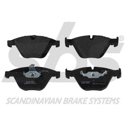 Photo Brake Pad Set, disc brake sbs 1501221533