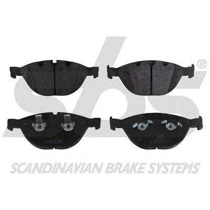 Photo Brake Pad Set, disc brake sbs 1501221534