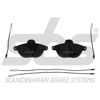 Photo Brake Pad Set, disc brake sbs 1501221939