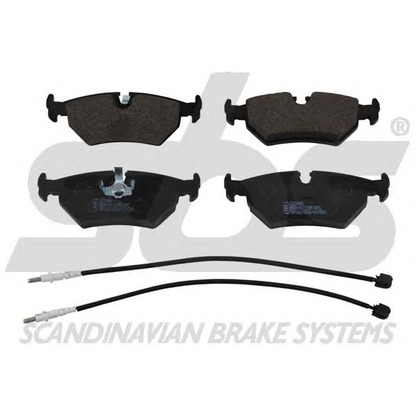 Photo Brake Pad Set, disc brake sbs 1501221940