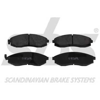Photo Brake Pad Set, disc brake sbs 1501222251