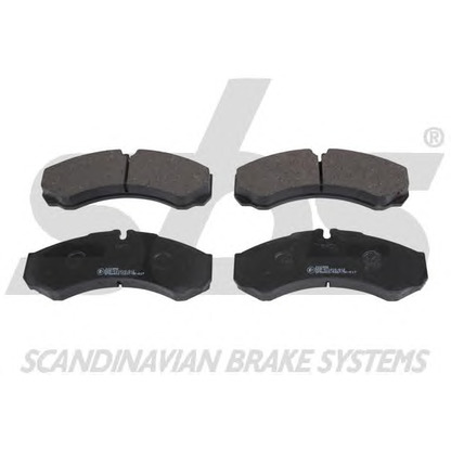 Photo Brake Pad Set, disc brake sbs 1501222358