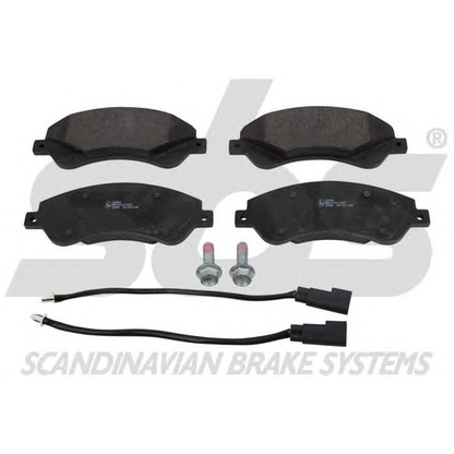 Photo Brake Pad Set, disc brake sbs 1501222564