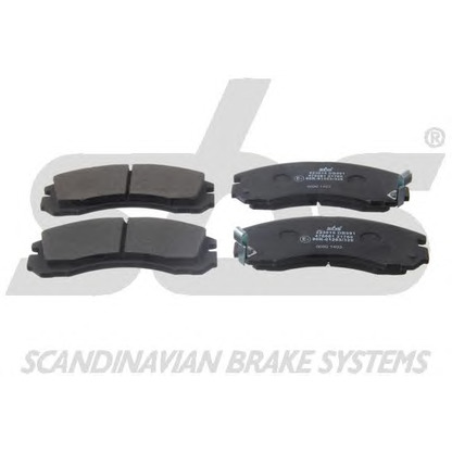 Photo Brake Pad Set, disc brake sbs 1501223018