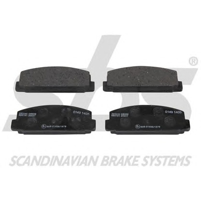 Photo Brake Pad Set, disc brake sbs 1501223240