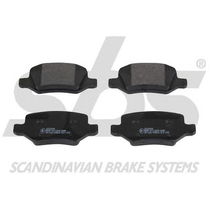 Photo Brake Pad Set, disc brake sbs 1501223348