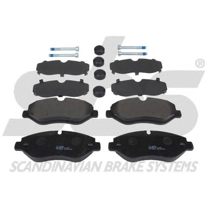 Photo Brake Pad Set, disc brake sbs 1501223362
