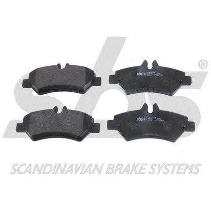 Photo Brake Pad Set, disc brake sbs 1501223363