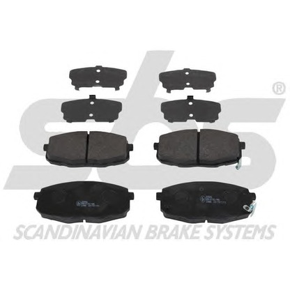 Photo Brake Pad Set, disc brake sbs 1501223506