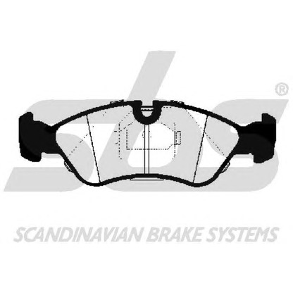 Photo Brake Pad Set, disc brake sbs 1501223607