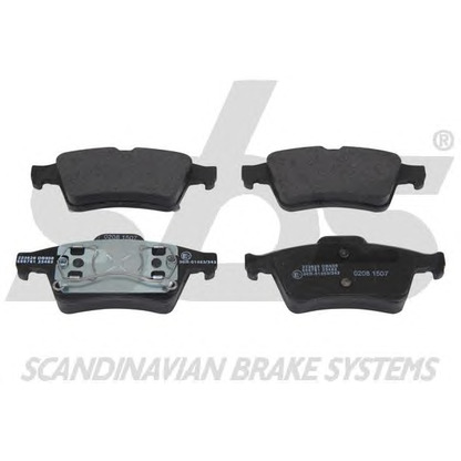 Photo Brake Pad Set, disc brake sbs 1501223629
