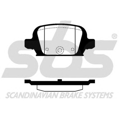 Photo Brake Pad Set, disc brake sbs 1501223630