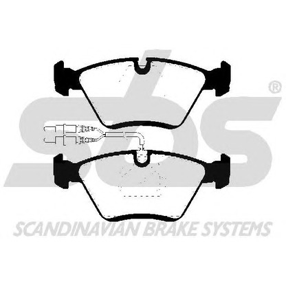 Photo Brake Pad Set, disc brake sbs 1501223727