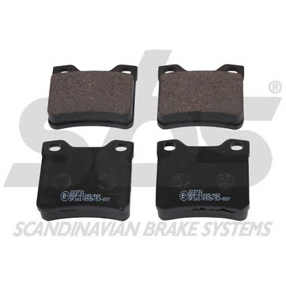 Photo Brake Pad Set, disc brake sbs 1501223731