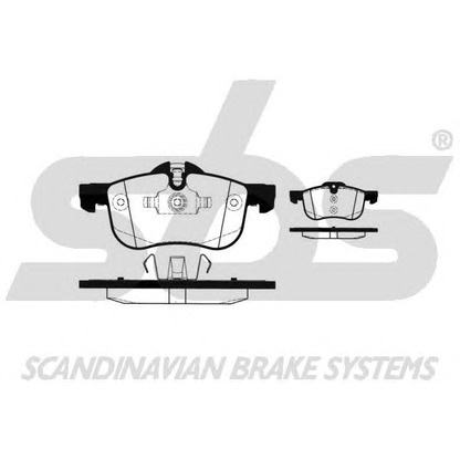 Photo Brake Pad Set, disc brake sbs 1501224019