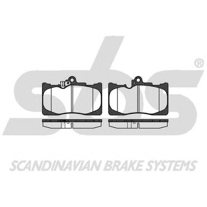 Photo Brake Pad Set, disc brake sbs 1501224573