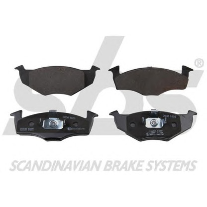 Photo Brake Pad Set, disc brake sbs 1501224743