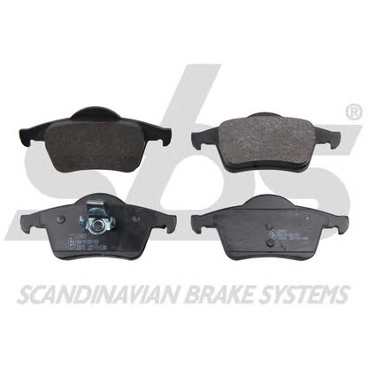 Photo Brake Pad Set, disc brake sbs 1501224821