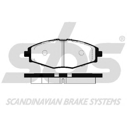 Photo Brake Pad Set, disc brake sbs 1501225004
