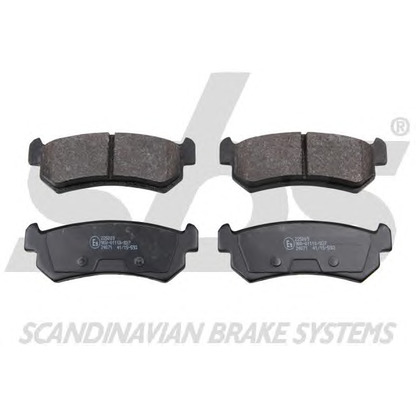 Photo Brake Pad Set, disc brake sbs 1501225009