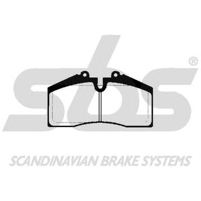 Photo Brake Pad Set, disc brake sbs 1501225602