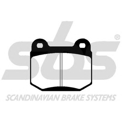 Photo Brake Pad Set, disc brake sbs 1501229903