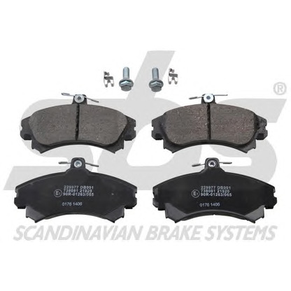 Photo Brake Pad Set, disc brake sbs 1501229977