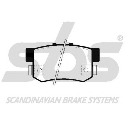 Photo Brake Pad Set, disc brake sbs 1501229980