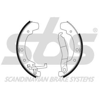 Photo Brake Shoe Set sbs 18492747295