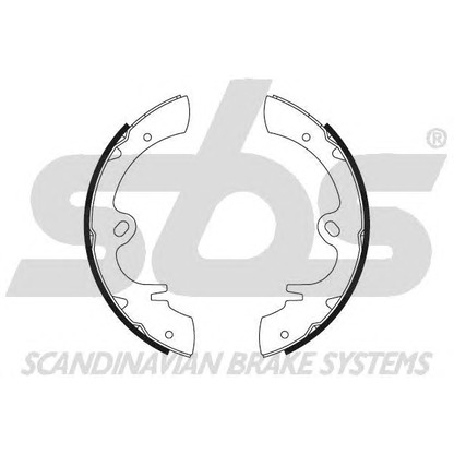 Photo Brake Shoe Set sbs 18492722330