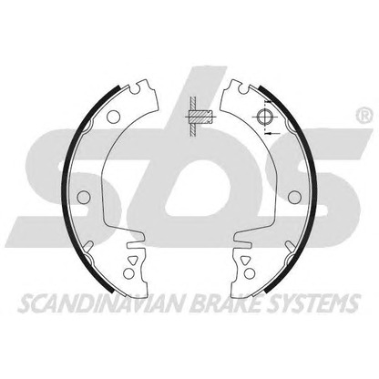 Foto Juego de zapatas de frenos sbs 18492743514