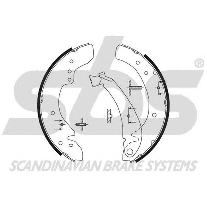 Photo Brake Shoe Set sbs 18492799573