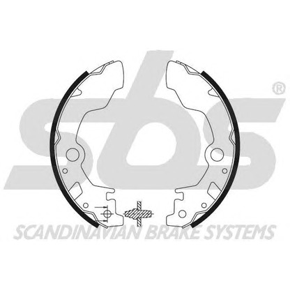 Photo Brake Shoe Set sbs 18492744583