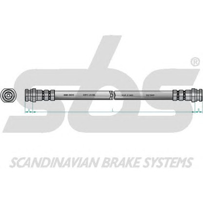 Photo Brake Hose sbs 1330855231