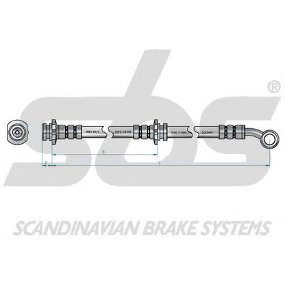 Photo Brake Hose sbs 1330852236