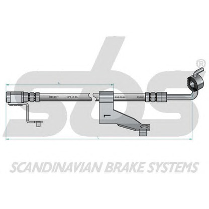 Zdjęcie Przewód hamulcowy elastyczny sbs 1330852589