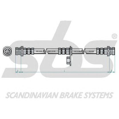 Photo Brake Hose sbs 1330853049