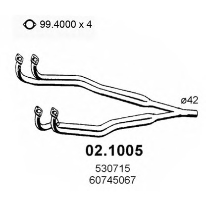 Photo Middle Silencer ASSO 021005