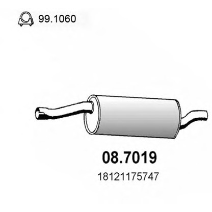 Photo End Silencer ASSO 087019