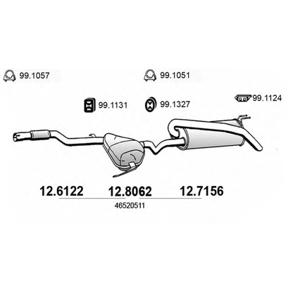 Photo End Silencer ASSO 126122