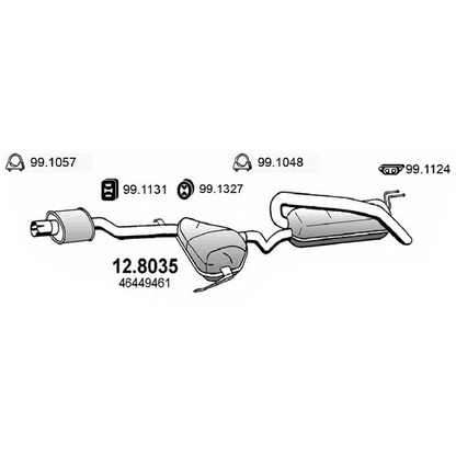 Photo End Silencer ASSO 128035