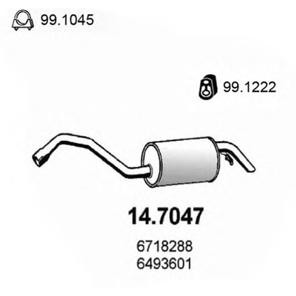 Photo End Silencer ASSO 147047