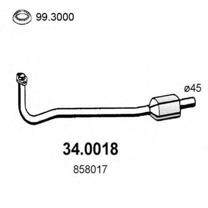 Zdjęcie Katalizator ASSO 340018