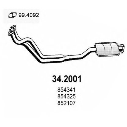 Foto Silenciador posterior ASSO 342001